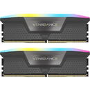 Memorie Corsair Vengeance RGB Black 32GB DDR5 6000MHz CL 36 Dual Channel