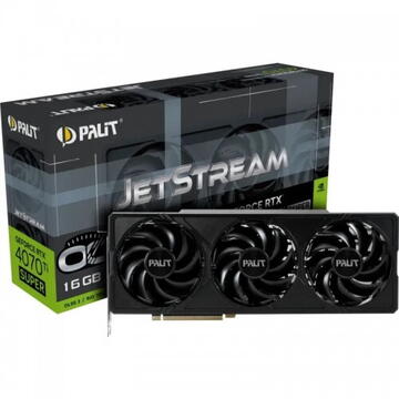 Placa video Palit nVidia GeForce RTX 4070 Ti Super JetStream OC 16GB GDDR6X 256bit