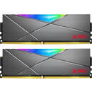 Memorie Adata XPG Spectrix D50 Grey RGB 32GB DDR4 3600MHz CL 18