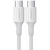 UGREEN "US300", Fast Charging Data Cable pt. smartphone,USB Type-C la Type-C, ABS, 5A, 1.5m, alb
