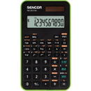 Calculator stiintific Sencor SEC 106 GN, afisaj LCD, 56 de functii, afisaj linie, negru/verde