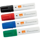 Accesorii birotica Marker NOBO, pentru table si flipcharturi, varf 5-12 mm, Jumbo, 4 buc/cutie, diverse culori