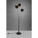 TRIO FLOOR LAMP TOMMY,EXCL.3XE14,BK&GD
