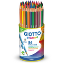 Articole pentru scoala Creioane colorate 84 culori/tub, GIOTTO Stilnovo