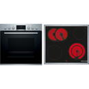 Cuptor Bosch HND411LS66, stove set (stainless steel)