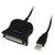 LogiLink Cablu convertor UA0054A, USB tata la PARALEL mama 1.5 m