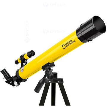 Telescop National Geographic refractor  50/600 AZ 9101001 Negru/Galben