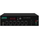 Amplificator cu mixer 60W pe 100V MP60UB cu USB FM & Bluetooth Negru