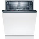 SMV2ITX18E 12 seturi, 5 programe, 60 cm, Clasa E, panou comanda negru