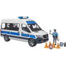 bruder MB Sprinter police emergency vehicle with light & sound module, model vehicle