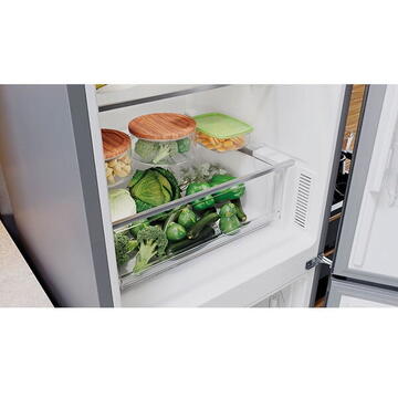 Aparate Frigorifice HAFC8 TI21SX  HOTPOINT Total No Frost, 335 l, H 191.2 cm, Clasa F, Gri