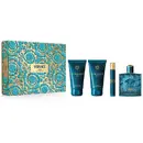 Set Versace Eros Pour Homme Barbati Apa de parfum 100 ml + Apa de parfum 10 ml + Aftershave Balm 75 ml + Gel de dus 75 ml