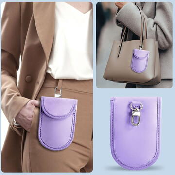 Huse chei auto Husă  TECH-PROTECT KLR100, fără cheie, pentru blocarea semnalului RFID, culoare lavandă