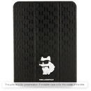 Husa pentru iPad Pro 13 (2024) - Karl Lagerfeld Saffiano Magnetic Karl &Choupette (KLFC13PM24SAKCK) - Black