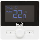 Termostat digital, programabil, negru