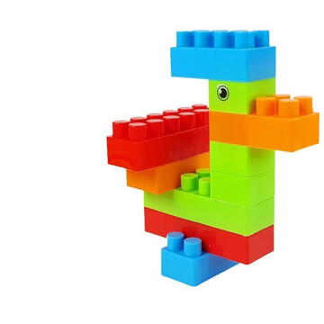 Lean Toys Set mare de blocuri de construcție într-o pungă de 320 de piese