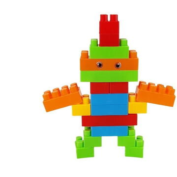 Lean Toys Set mare de blocuri de construcție într-o pungă de 320 de piese