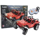 Blocuri de construcție vehicul off-road cu telecomandă, roșu CADA, 1941 piese
