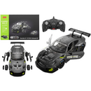 Mașină cu blocuri de construcție RC Rastar 1:18 Porsche 911 GT2 Gri 68 Elemente