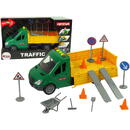 Lean Toys Vehicul Auto Camion Basculant cu Frecare Accesorii Rutiere Sunet