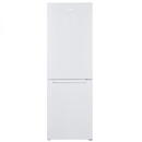 Combina frigorifica 293 litri, Full No Frost, clasa E, H 185cm, usi reversibile, iluminare LED, picioare reglabile, alba