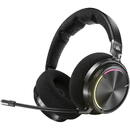 Casti Corsair VIRTUOSO MAX Wireless Dolby Atmos Noise Cancelling Microfon detasabil RGB Negru