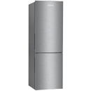 Combina Frigorifica 293 L, Full No Frost, Clasa energetica E, Termostat reglabil, 3 sertare congelator, H 185 cm, Inox/ Argintiu