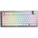 Tastatura Glorious GLO-KB-GMMK3-PRO-75-PB-FOX-WL-SIL-US, Bluetooth, Fara fir, Layout US, Argintiu