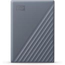 Hard disk extern Western Digital WD My Passport 2TB portable HDD Gray