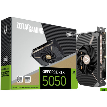 Placa video Zotac nVidia GeForce RTX 5050 SOLO 8GB, GDDR6, 128 bit