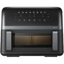 Friteuza cu aer MOVA, AeroChef FD20 Pro, 2700 W, 9L, Metal, LED, 7 Moduri, Negru