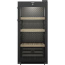 Aparate Frigorifice LIEBHERR WPbl 4201, 272 l, 142 sticle, Clasa E, Rafturi lemn, Control electronic, Touch Display, H 128,4 cm, Negru