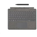 Tastatura pentru tableta Microsoft Surface Pro 8,9,10,11 + Slim Pen CM, Slim Pen, CoPilot Button, US Int, Platinum