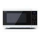 Cuptor cu microunde Sharp YC-MS51EW, 900 W, 25 l, Alb