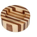Motta - Wooden Tamper Base with Stripes